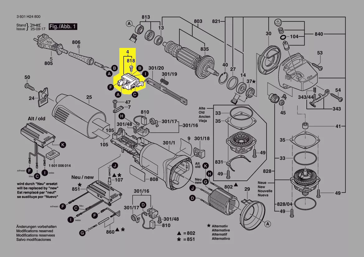 Interrupteur réf. 1 607 200 200 BOSCH
